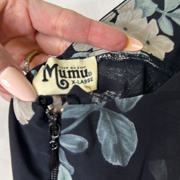 Show Me Your Mumu Calypso Fleur De Fun Tiered Maxi Dress XL - Picture 5 of 6